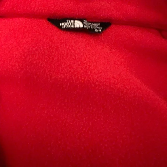 The North Face Red and Black Jacket Set